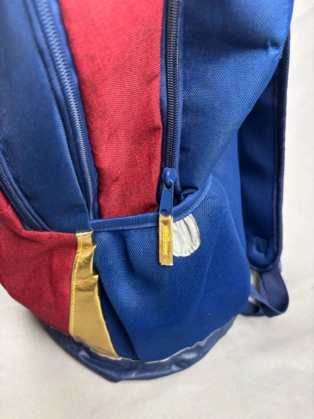 Wonder Woman Backpack DC Comics Red Blue Logo School Student Laptop Book Bag